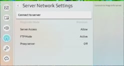 How to Connect a Device to the MagicINFO Server