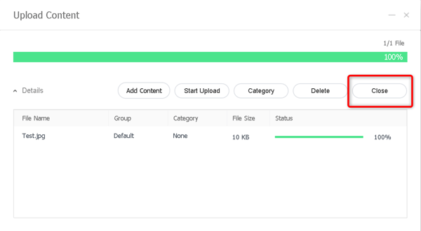 How To Upload Content In MagicINFO