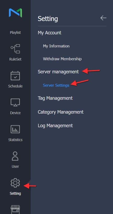server settings time management
