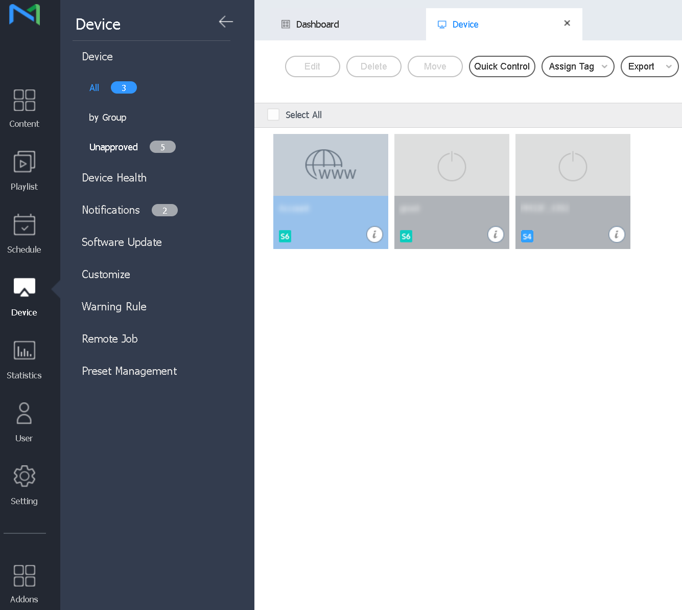 Samsung Remote Management Solution